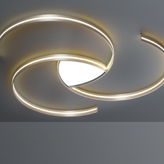Escale LED "Circles" 95, taupe